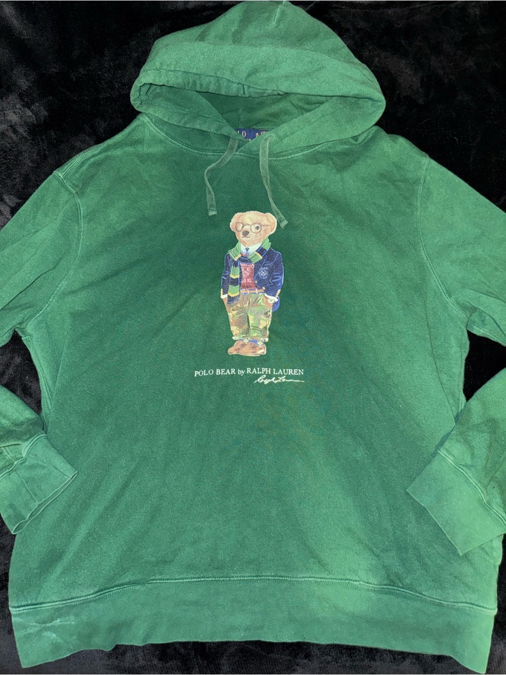 Ralph Lauren Green Polo Bear Crewneck Sweatshirt